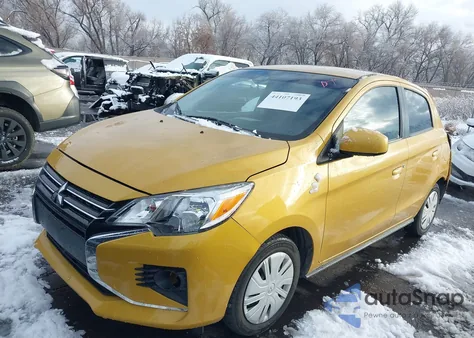 2021 Mitsubishi Mirage Carbonite Edition/Es/Le z USA, uszkodzony, nr VIN ML32AUHJ2MH001316